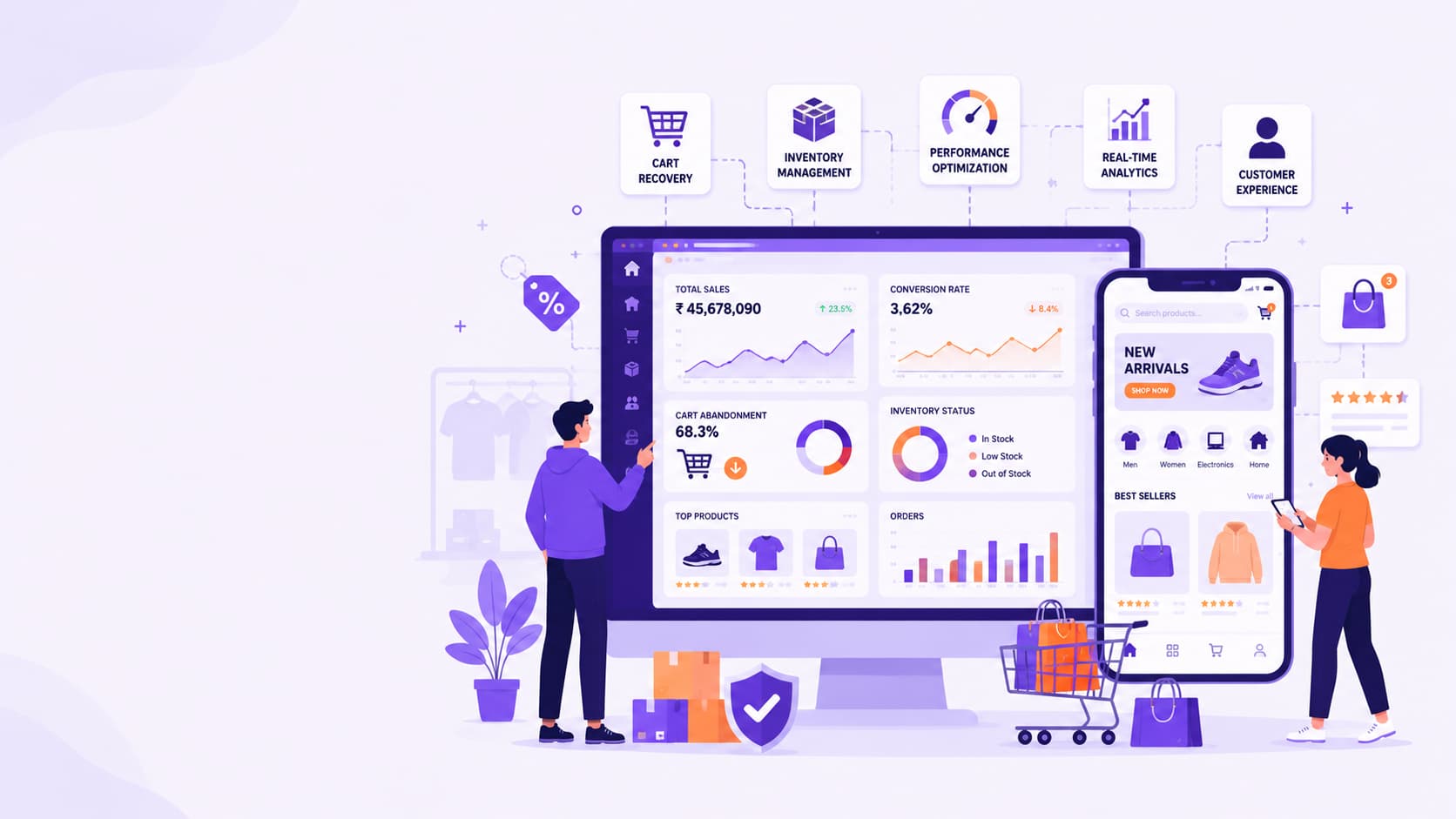 E-commerce & Retail background