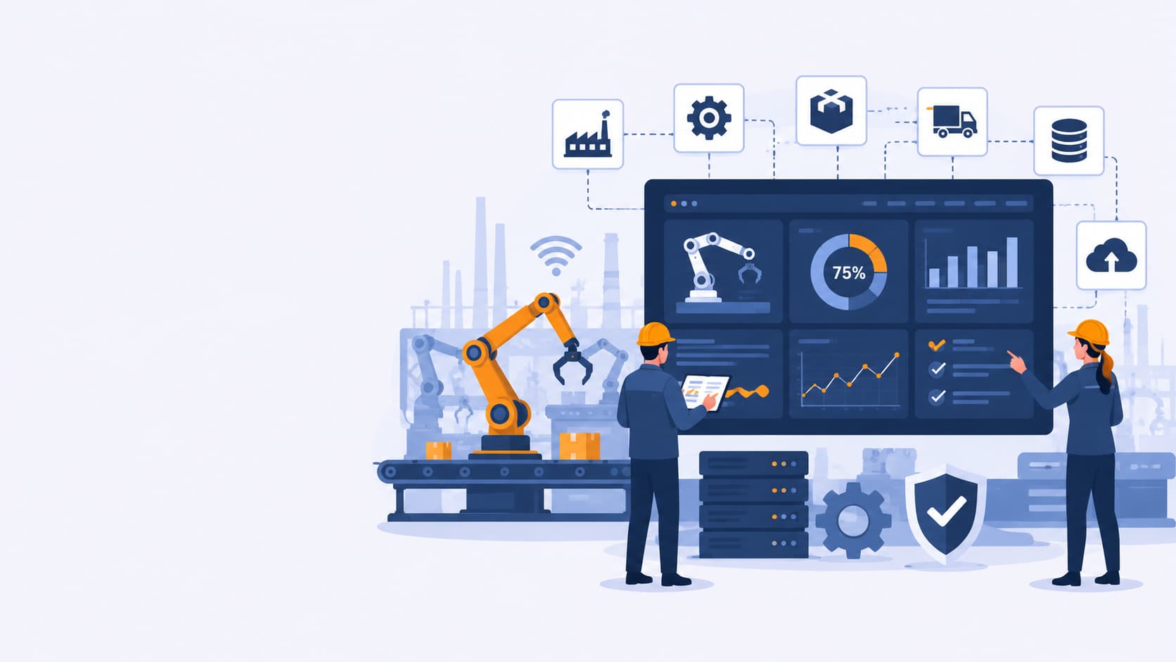 Manufacturing & Heavy Industry background